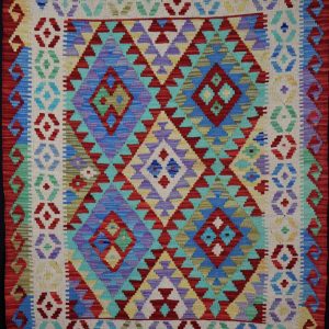 Afghan kilim 144 x 110 cm     #102