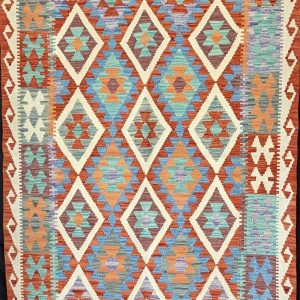 Afghan kilim 178 x 131 cm.  #497