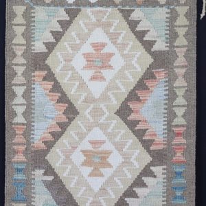 Multicolour Natural‑Dye Kilims • Dyed with pigments from fruits, vegetables, and spices. • Often brighter, with a more contemporary feel. • Typically woven in northern Afghanistan using Ghazni wool.