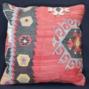 Colourful patterned decorative cushion