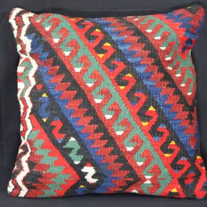Colourful patterned decorative cushion