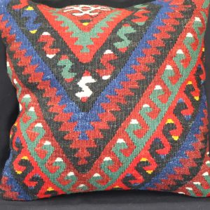 Colourful patterned decorative cushion
