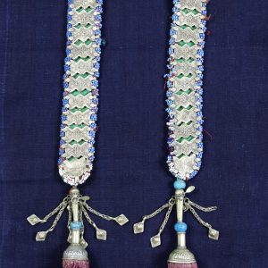 Turkman wedding headdress ornaments.
