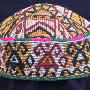 Tribal hat, Uzbek hat -small - medium #7