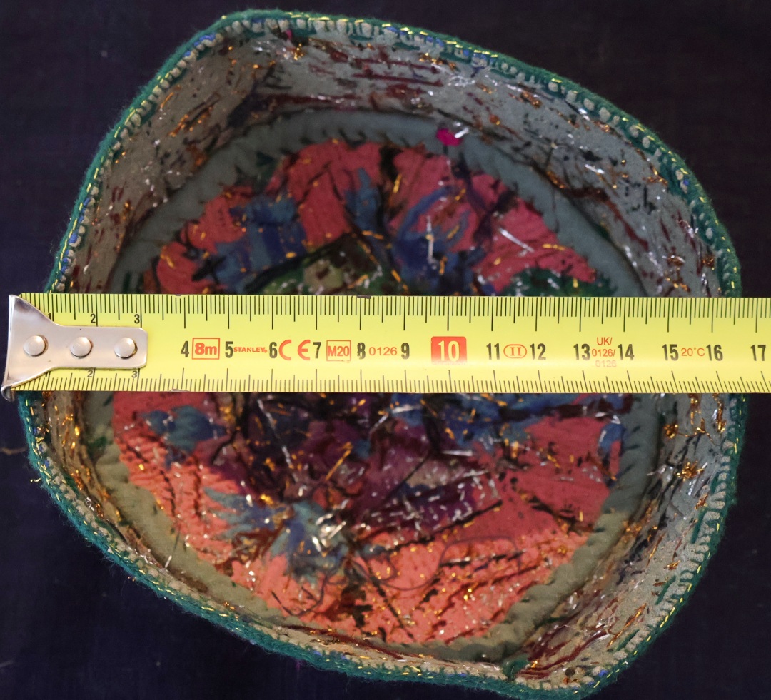 Bright colourful vintage Hat from Uzbekistan. Fits size small-medium - see last pic for diameter measurements Very wearable ,Perfect gift !
