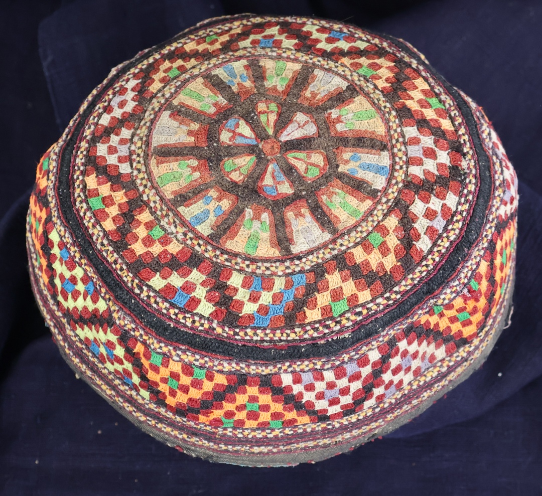 Tribal hat, Uzbek hat small - medium #9 - Image 2