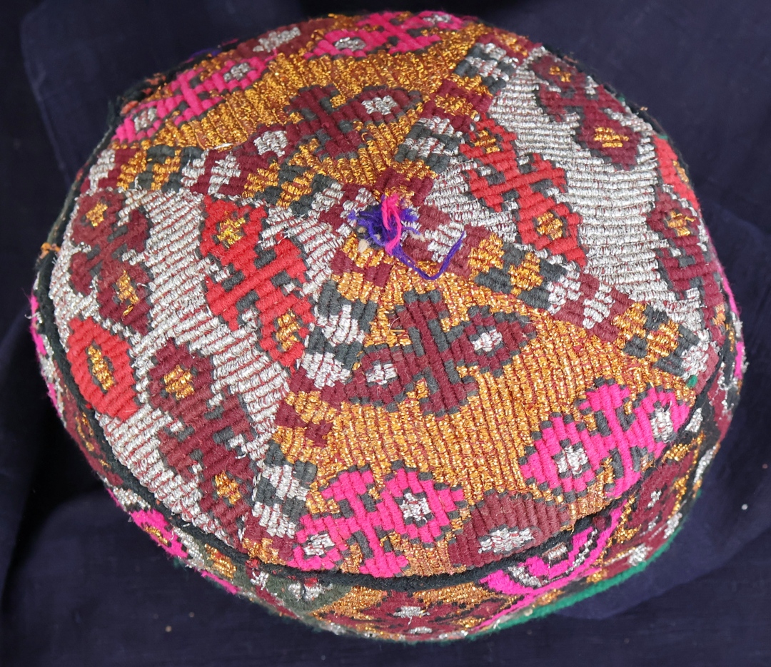 Tribal hat, Uzbek hat small - medium #10 - Image 2